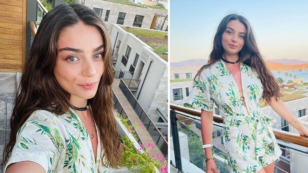 Ayça Ayşin Turan bronz teniyle balkonu ağlattı! Alp Navruz'un biricik sevgilisi pozuyla resmen yaktı! O nasıl fizik Ayça? 6